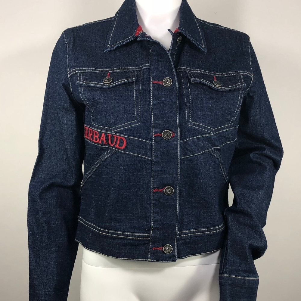MARITHE FRANCOIS GIRBAUD Blue Denim Jean Jacket